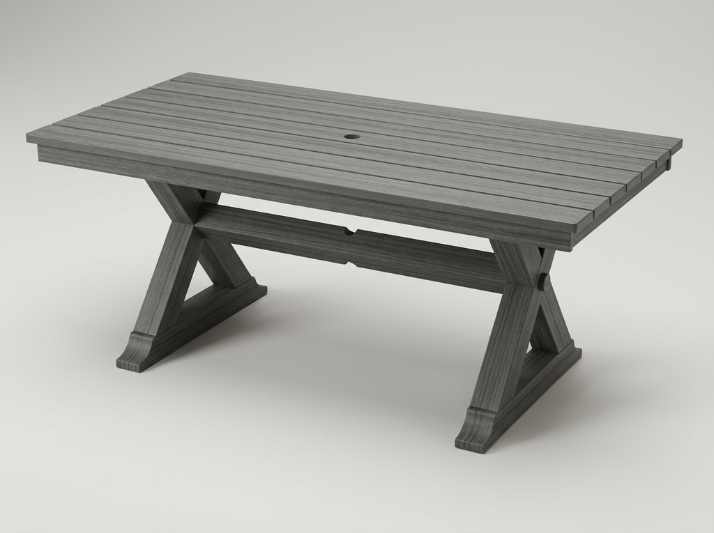 6' X-Brace Table