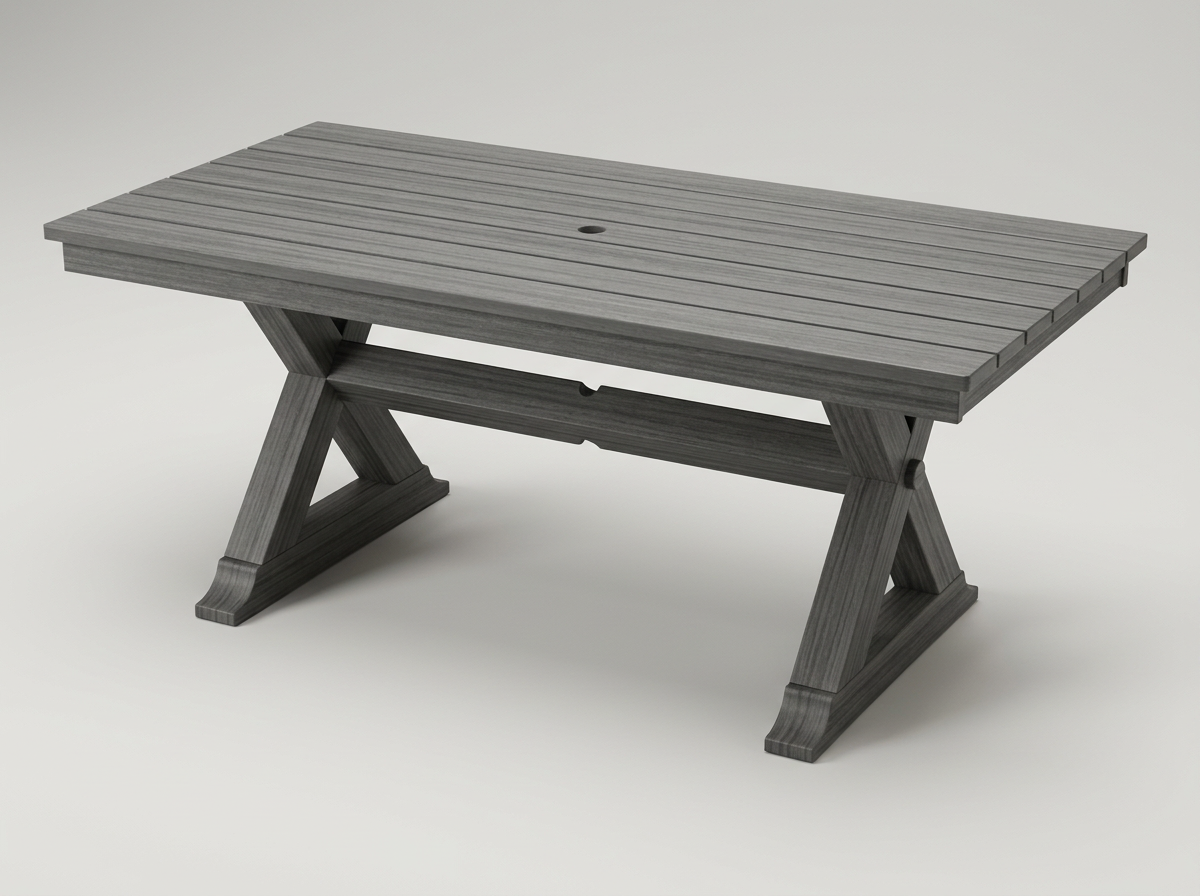 6' X-Brace Table