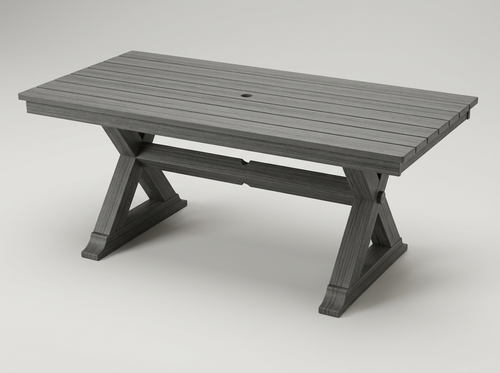 6' X-Brace Table