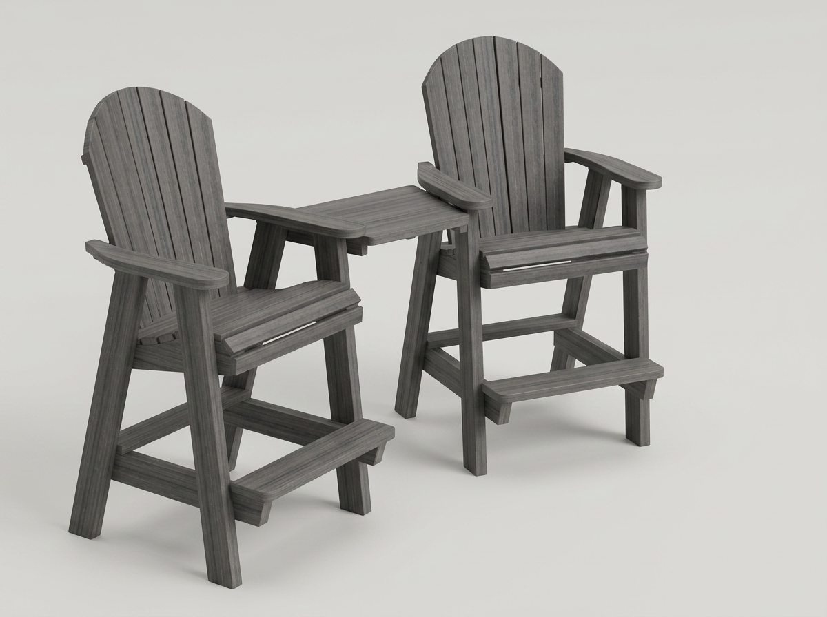 Fanback Bar Settee