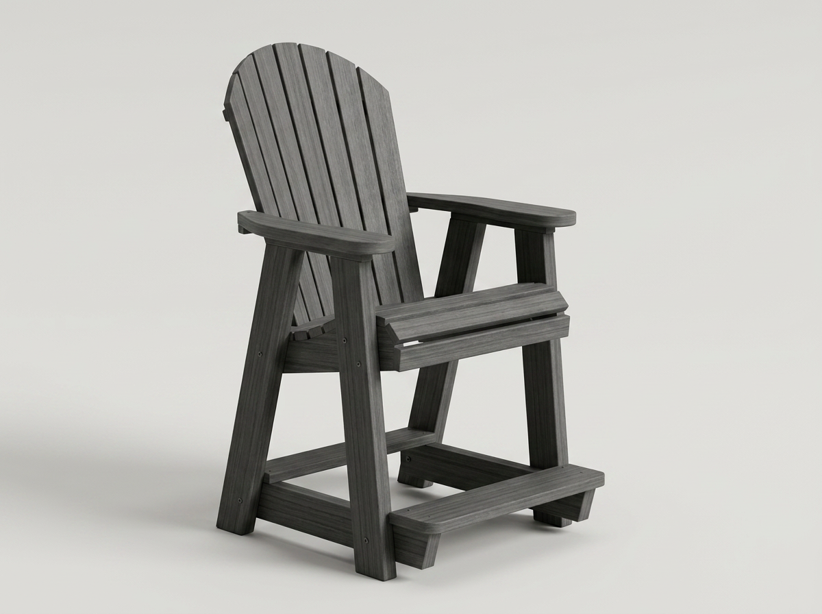 Fanback Counter Arm Chair